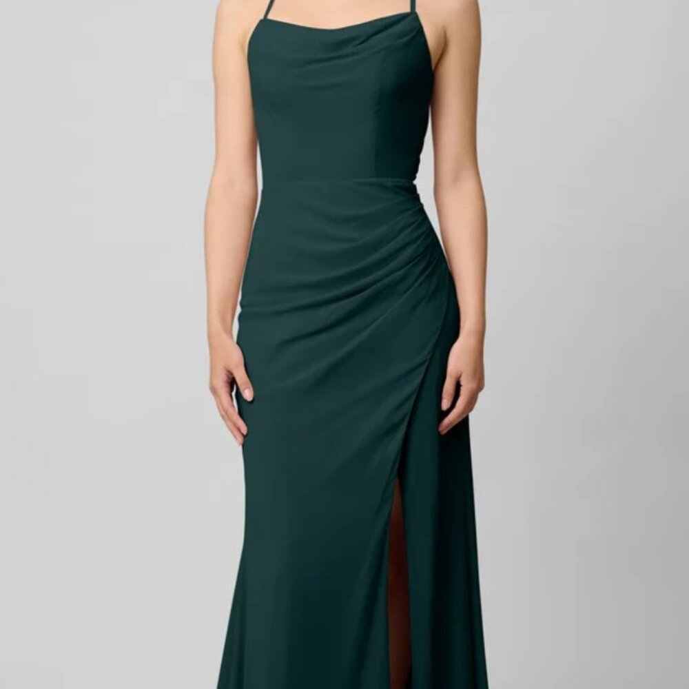 Kennedy Blue Sue Platinum Dress in Forest Green Sz 12